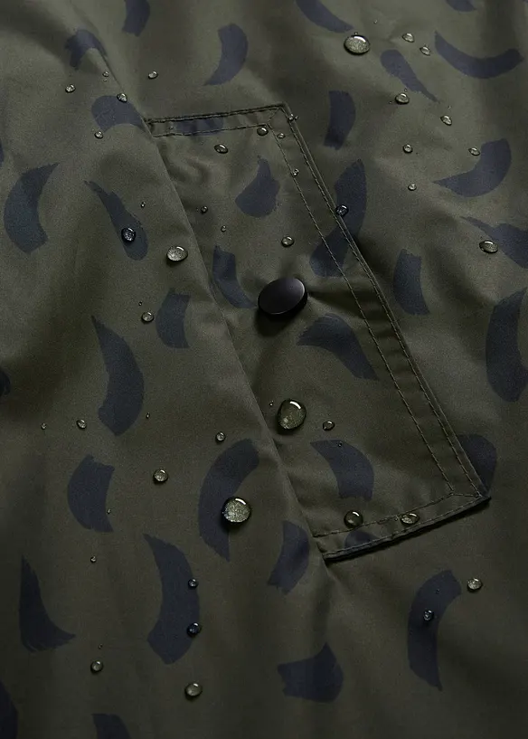 Cape de pluie imperméable pour la grossesse avec empiècement de portage avec pochette, bonprix