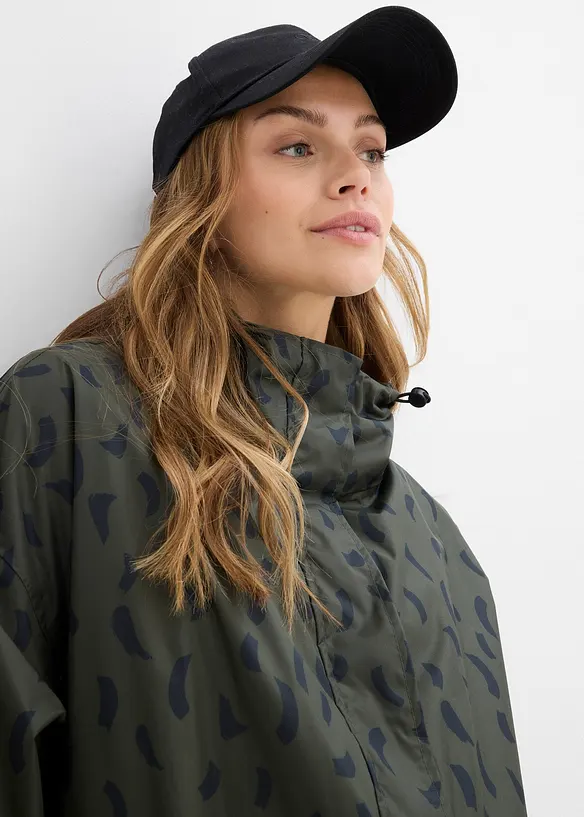 Cape de pluie imperméable pour la grossesse avec empiècement de portage avec pochette, bonprix