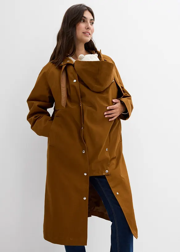 Manteau de grossesse et de portage déperlant 6-en-1 avec gilet intérieur amovible, bonprix