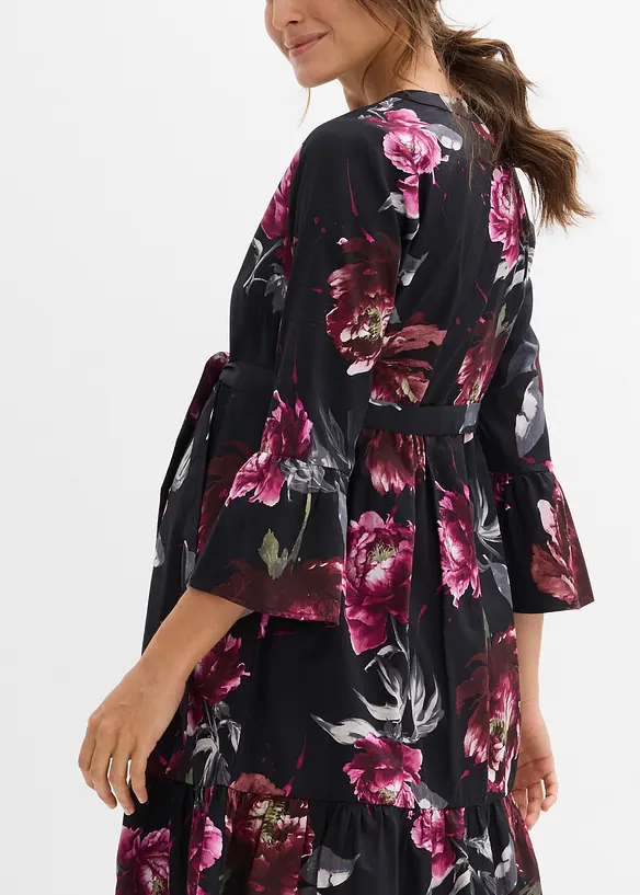 Robe de grossesse et d’allaitement en satin de coton, bonprix