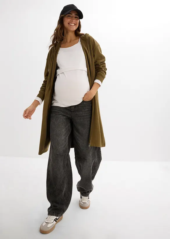 Lot de 2 T-shirts de grossesse et d’allaitement, bonprix