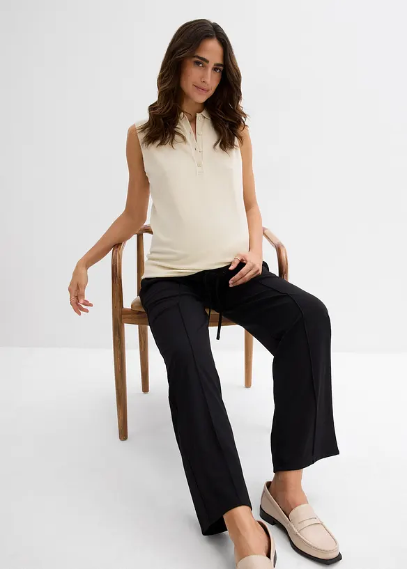 Pantalon fluide de grossesse en jersey milano, bonprix