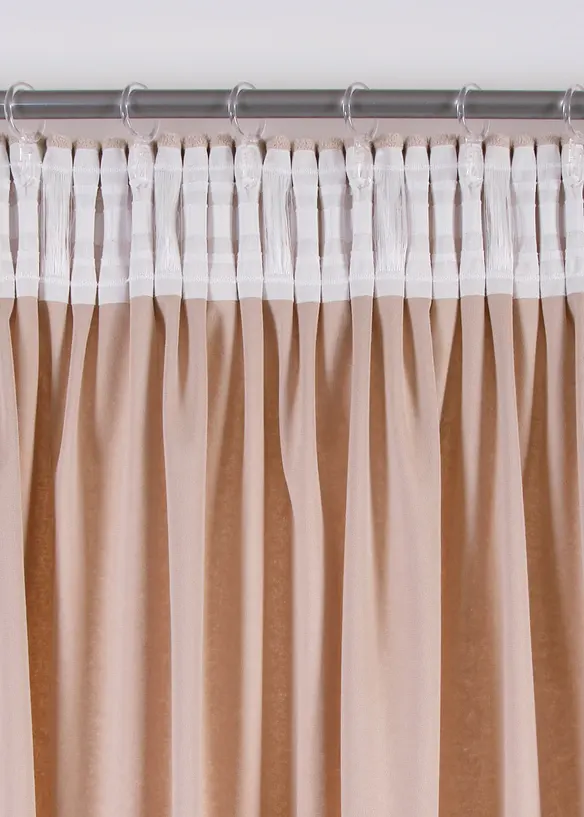 Rideau doux effet bouclette (1 pce), bonprix