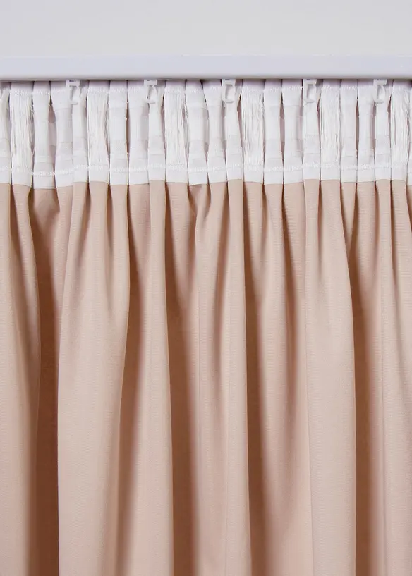 Rideau doux effet bouclette (1 pce), bonprix