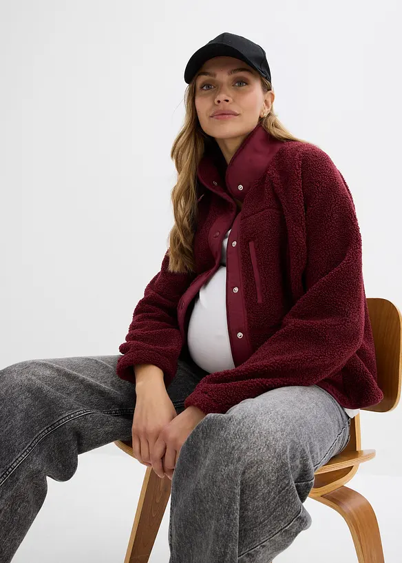 Veste de grossesse et de portage en polaire peluche, bonprix