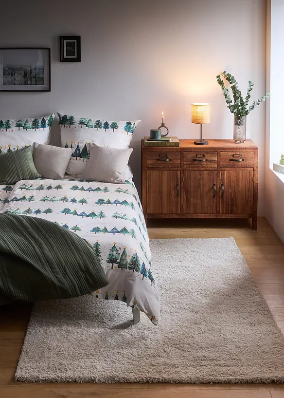 Parure de lit motif sapins, bonprix