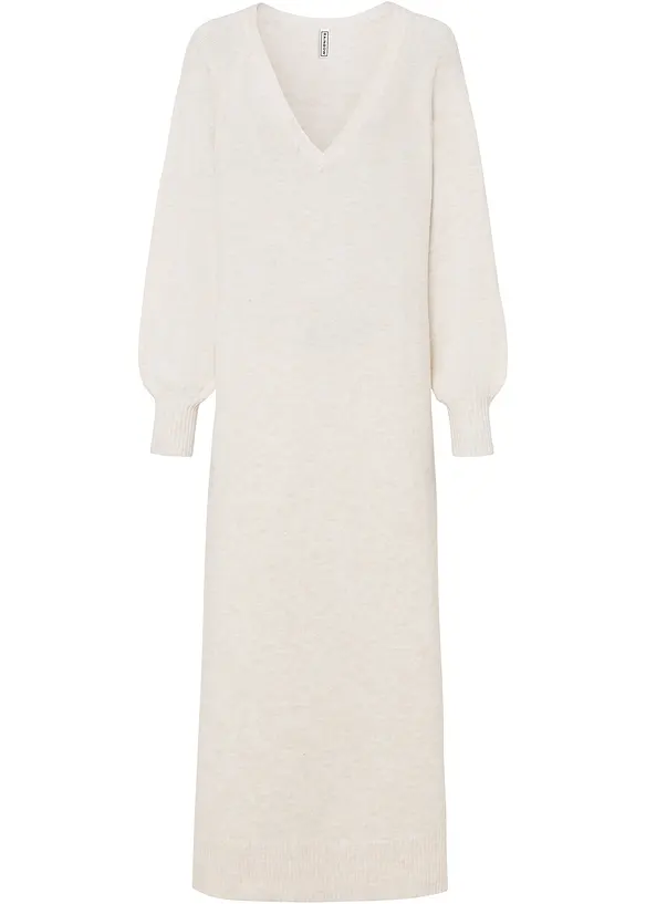 Robe midi oversize en maille, bonprix