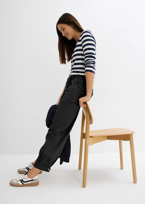 Pantalon cargo raccourci, bonprix