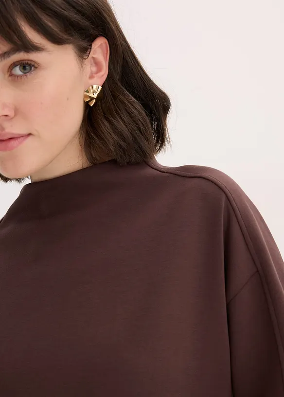 Sweat oversize en matière néoprène douce, bonprix