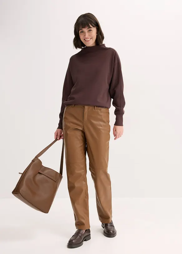 Sweat oversize en matière néoprène douce, bonprix