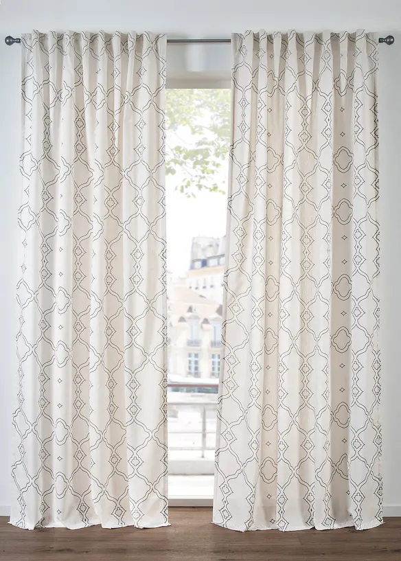 Voilage en polyester recycl&eacute; (1 pce), bonprix