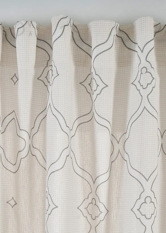 Voilage en polyester recycl&eacute; (1 pce), bonprix