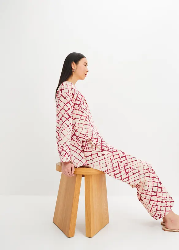 Pantalon ample avec imprimé, bonprix