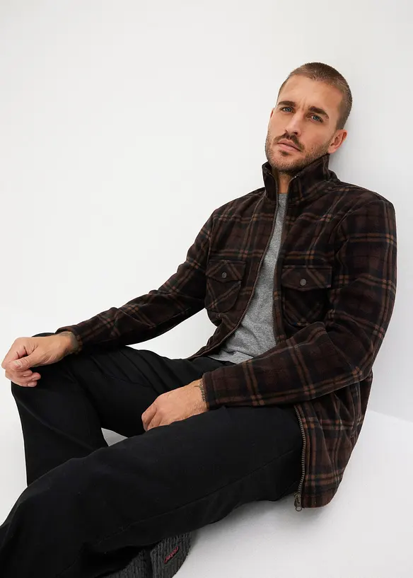 Polaire zippée à col montant, bonprix