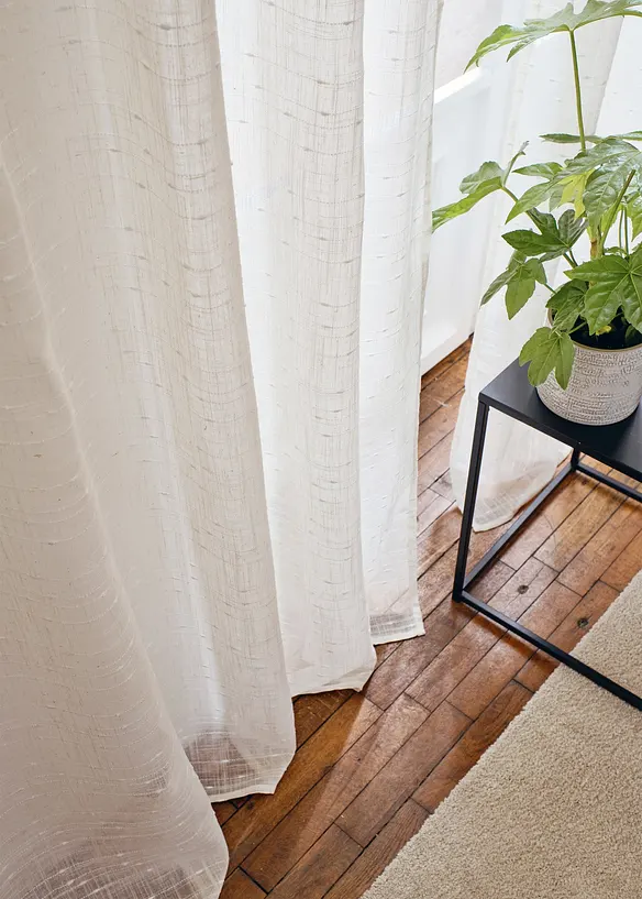 Voilage texturé, différentes tailles (1 pce), bonprix