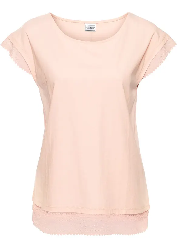 T-shirt boxy en coton, bonprix