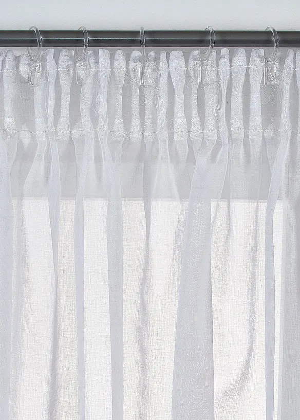 Voilage avec effet brillant (1 pce), bonprix