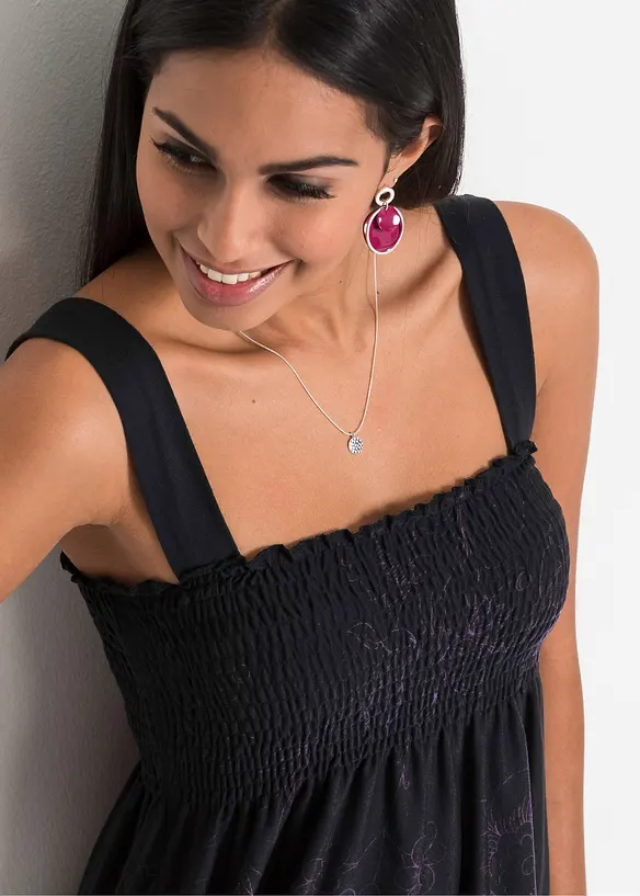 Top tunique en viscose mélangée, bonprix