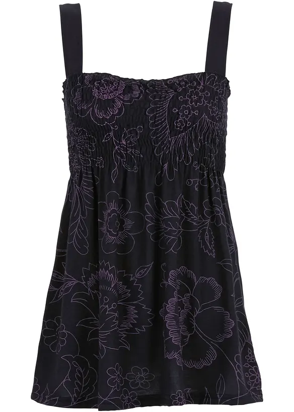 Top tunique en viscose mélangée, bonprix