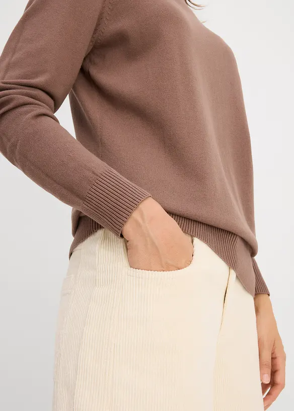 Pull col roulé, bonprix