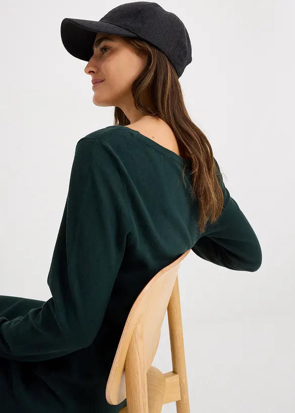 Robe en maille dans une coupe décontractée, bonprix