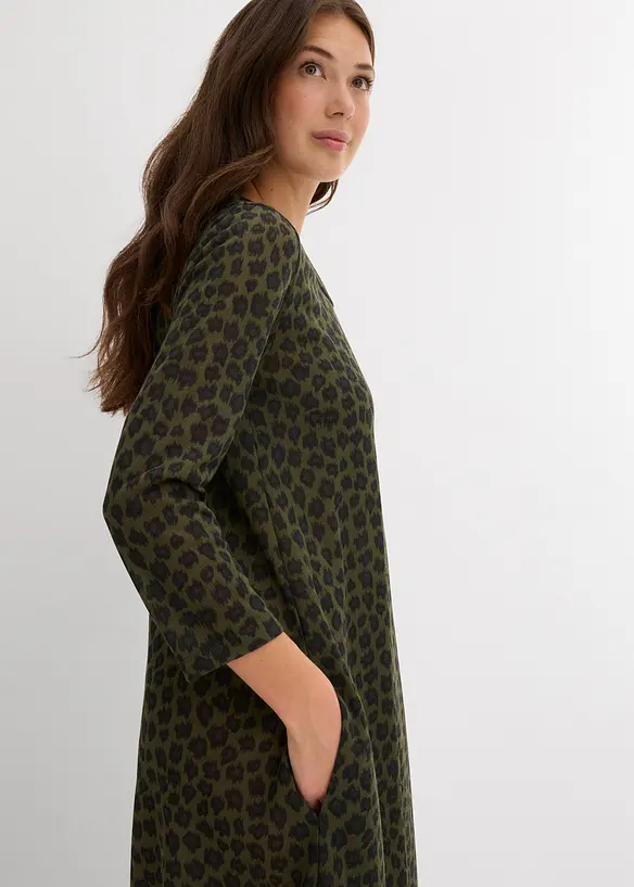 Robe midi en jersey, bonprix