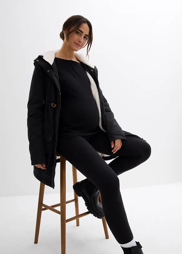Veste de grossesse et de portage 3en1 avec doublure peluche, bonprix