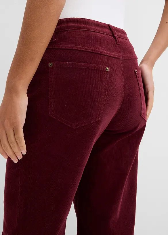 Pantalon large en velours côtelé, bonprix