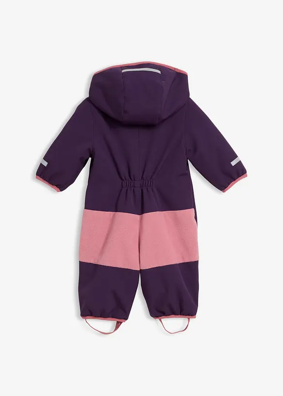 Combinaison bébé en softshell déperlant avec capuche, bonprix