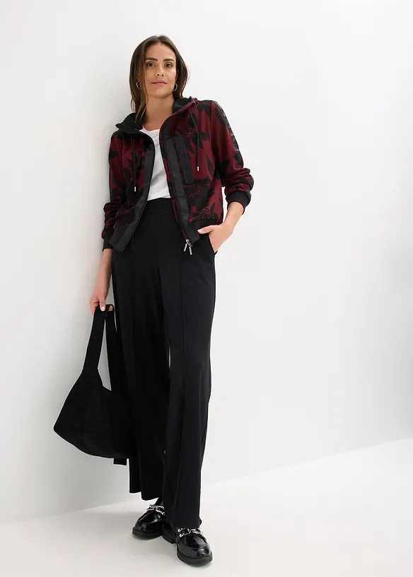 Gilet en molleton de coton m&eacute;lang&eacute;, bonprix