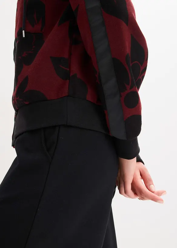 Gilet en molleton de coton m&eacute;lang&eacute;, bonprix