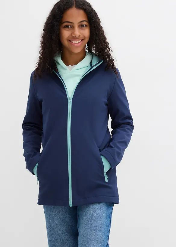 Veste softshell imperméable à capuche, bonprix