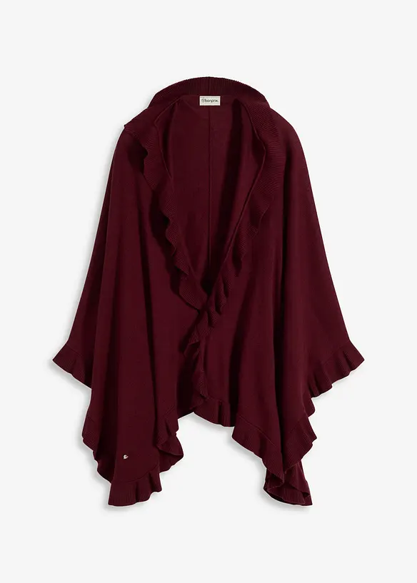 Poncho avec cachemire, bonprix