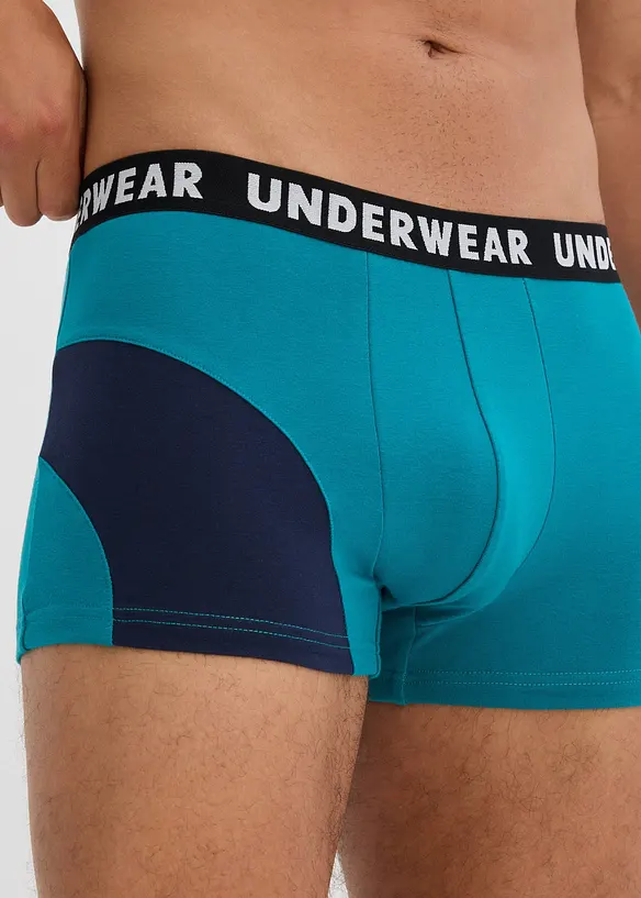 Lot de 3 boxers coton, bonprix