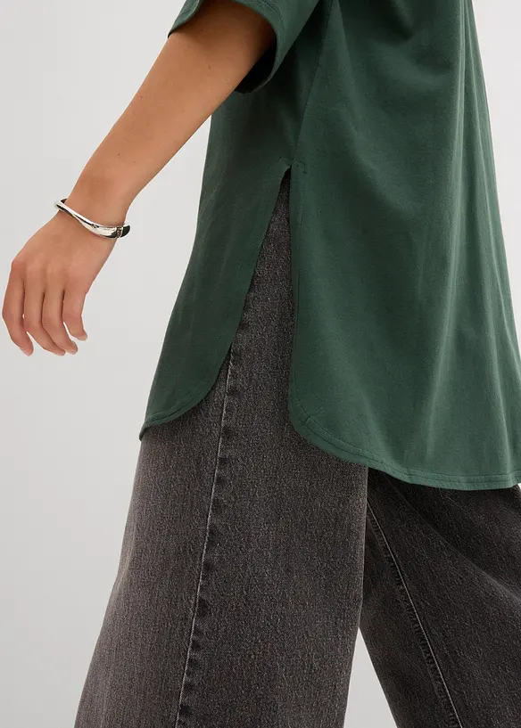 T-shirt long oversize 100% coton, bonprix