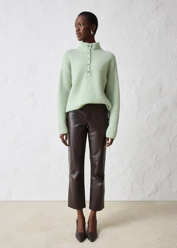 Pull oversize en mélange laine et alpaga, bonprix