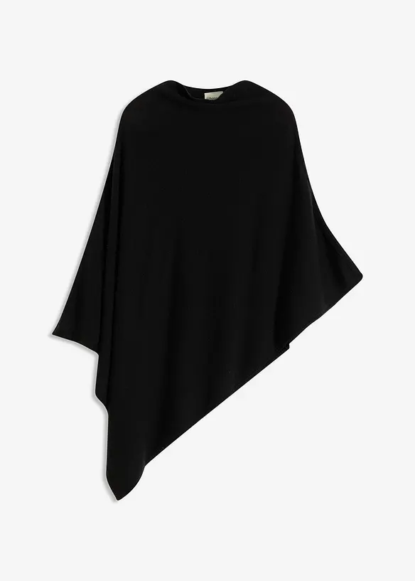 Poncho en laine, bonprix