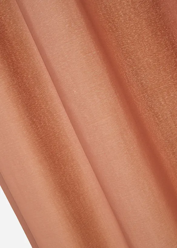 Lot de 2 voilages en polyester recyclé, bonprix