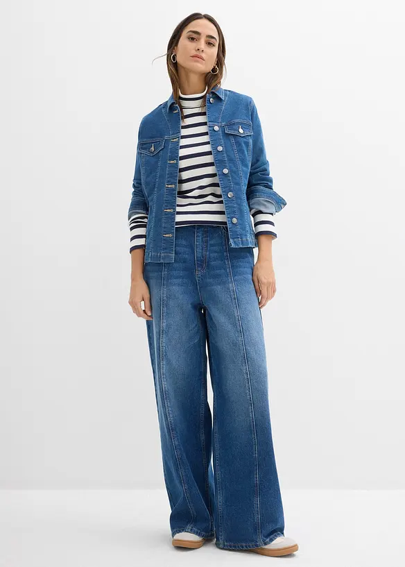 T-shirt col roulé 100% coton, bonprix