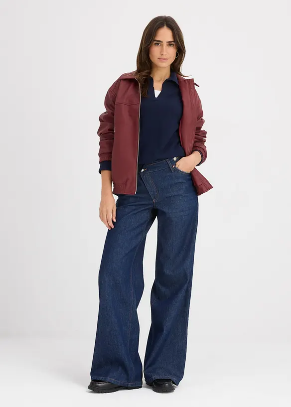 Polo en fine viscose, bonprix