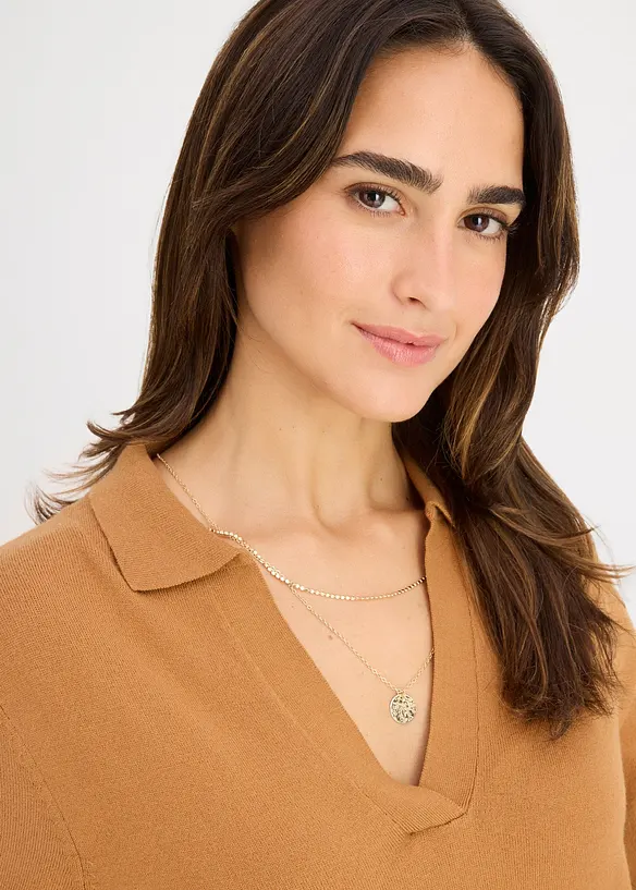 Polo en fine viscose, bonprix