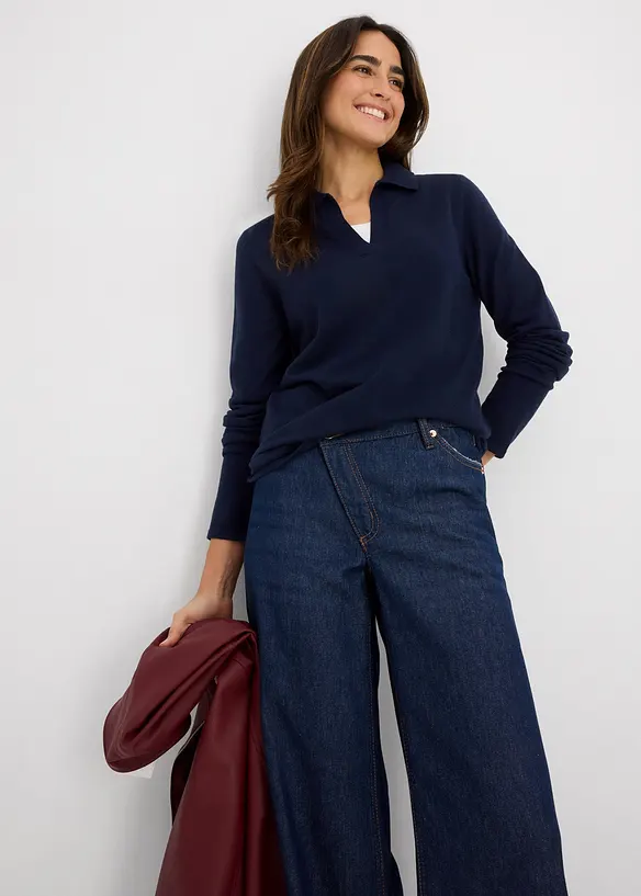 Polo en fine viscose, bonprix