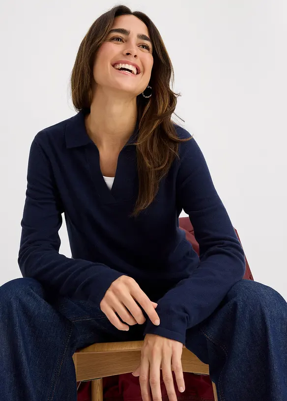 Polo en fine viscose, bonprix