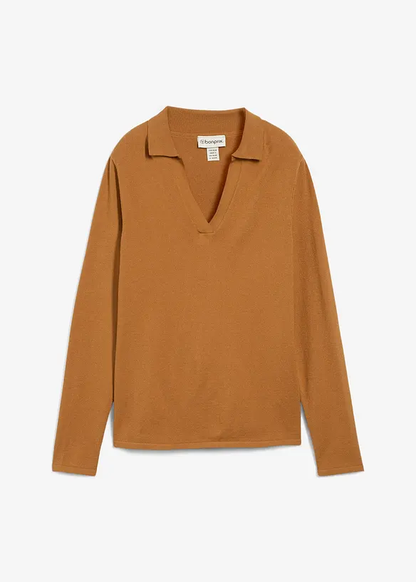 Polo en fine viscose, bonprix