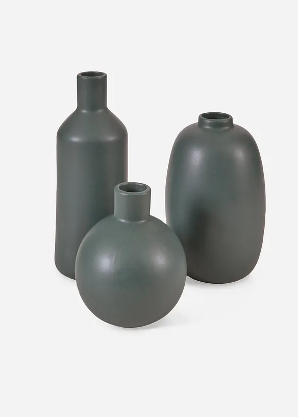 Lot de 3 vases, bonprix