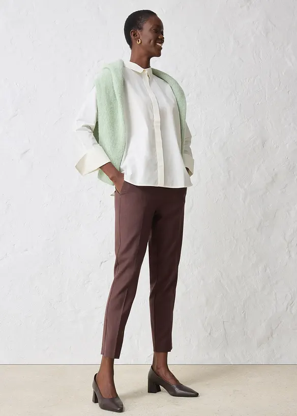 Chemisier en coton et soie, bonprix