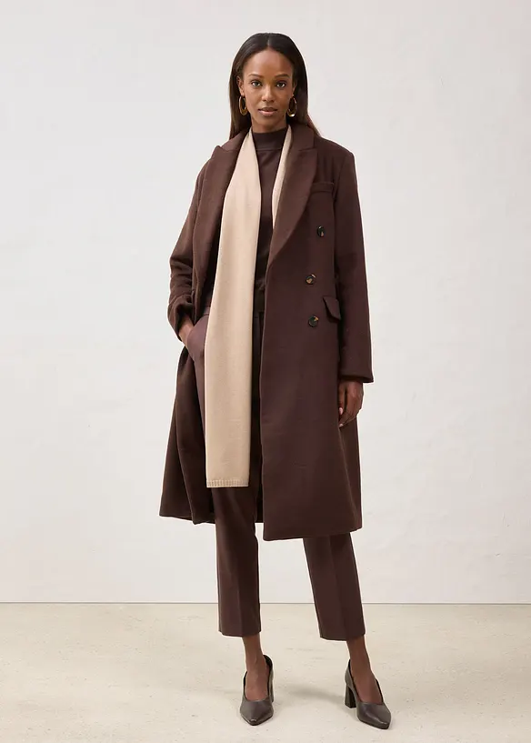 Manteau blazer en laine majoritaire, bonprix