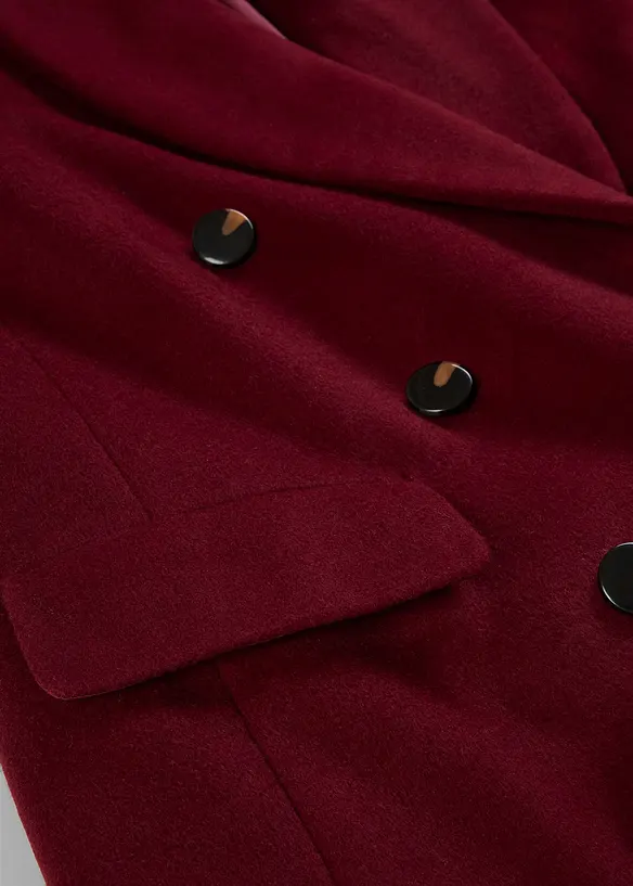 Manteau blazer en laine majoritaire, bonprix