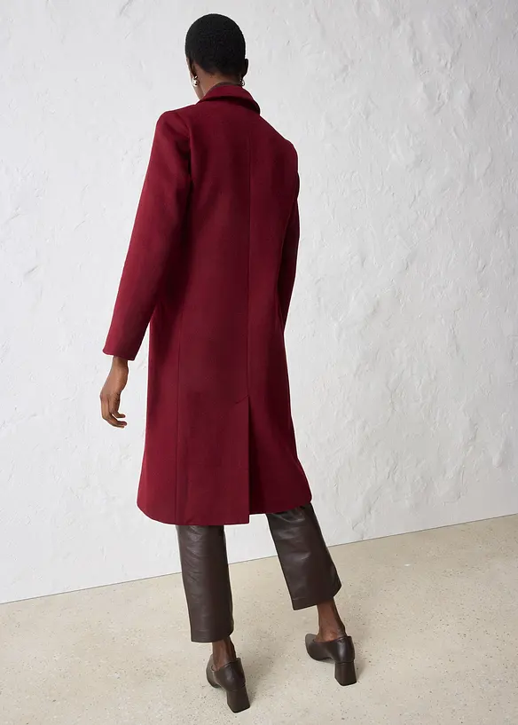 Manteau blazer en laine majoritaire, bonprix