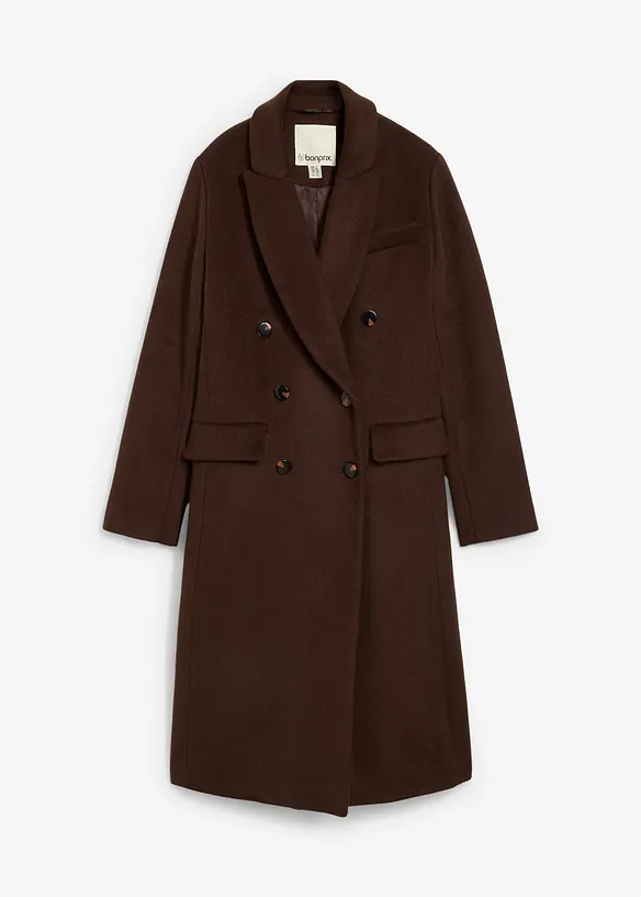 Manteau blazer en laine majoritaire, bonprix